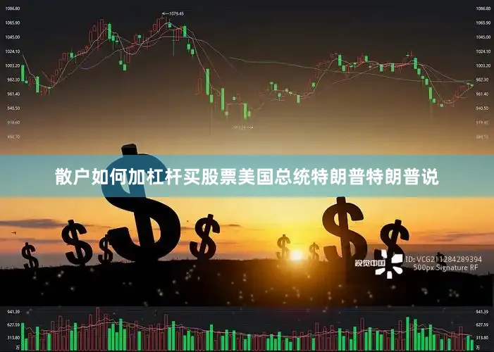 散户如何加杠杆买股票　　美国总统特朗普　　特朗普说